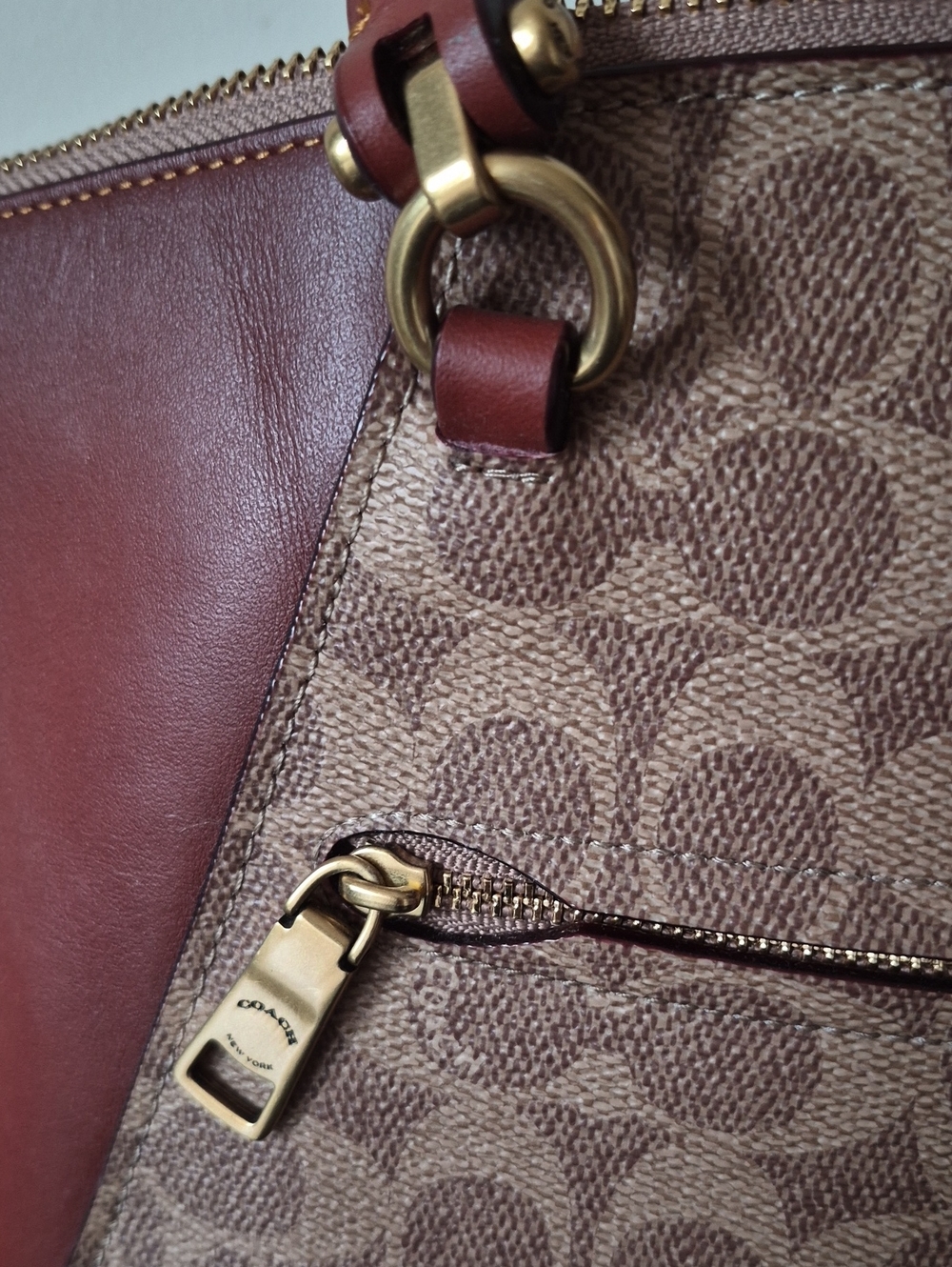 Coach Prairie Satchel In Signature Canvas - Picture 4 of 7